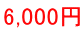 6,000冁E></td>
              </tr>
              <tr>
                <td style=